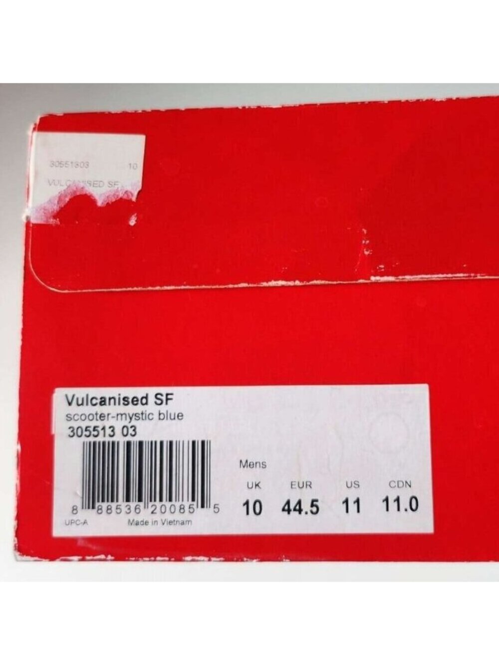 LIMITED Edition Italian Ferrari Puma Mens Vulcanised SF Sneakers Red - Picture 9 of 10